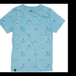 Dedicated Bike People Powder Blue Tshirt
